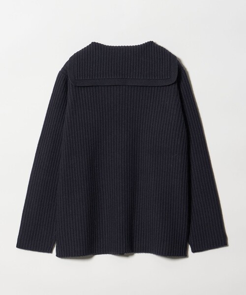 Steven Alan（スティーブンアラン）の「＜Steven Alan＞ウール リブ セーラーカラー カーディガン（カーディガン/ボレロ・レディース・オフホワイト/ネイビー・FREE）」の17枚目の写真