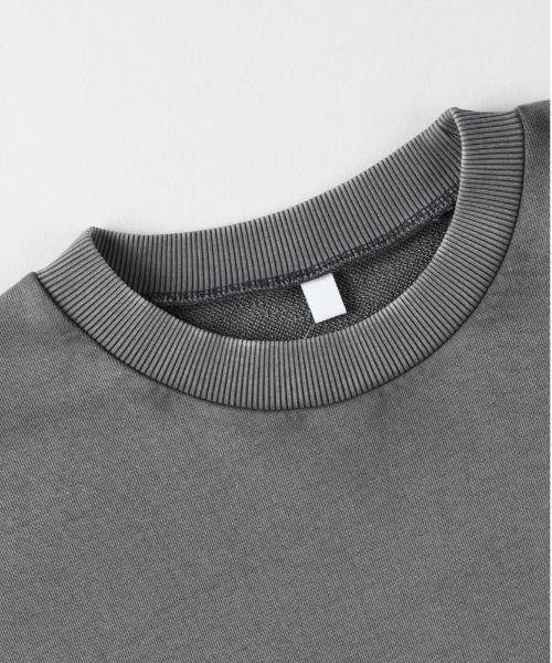 Right-on（ライトオン）の「【HONEYSUCKLE ROSE】切り替えデザインスウェットプルオーバー (切り替えデザイン/立体シルエット/コットン混紡/微光沢/大人カジュアル)（スウェット・レディース・グリーン/キナリ/ダークグレー/ブラック・M/L/S）」の12枚目の写真