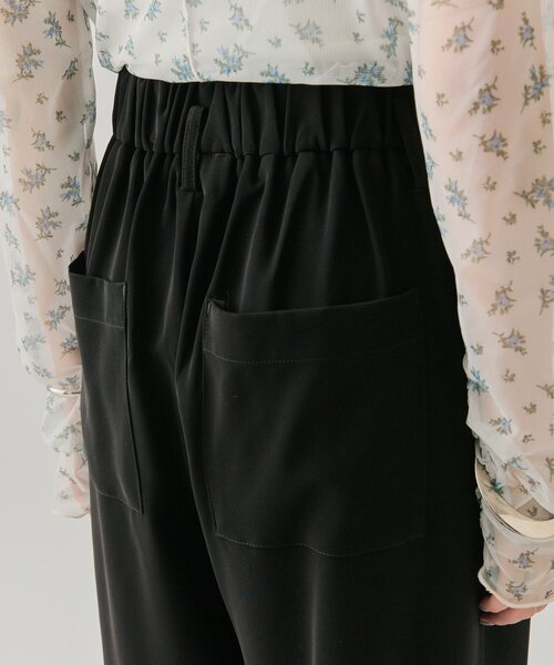 mystic（ミスティック）の「タックイージーパンツ（その他パンツ・レディース・チャコールグレー/アイボリー/ブラック・1/2）」の22枚目の写真