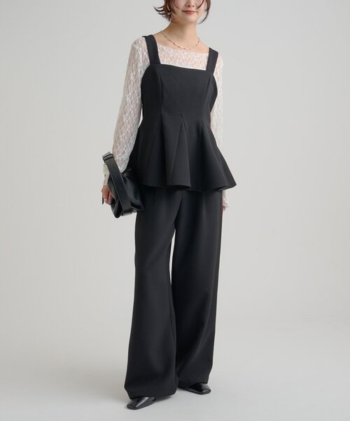 セール】ツイードペプラムビスチェSETUP（その他パンツ）｜mystic