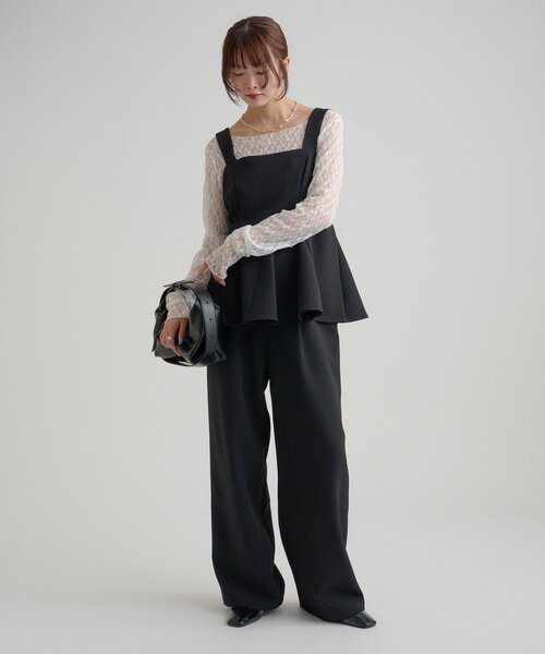 セール】ツイードペプラムビスチェSETUP（その他パンツ）｜mystic