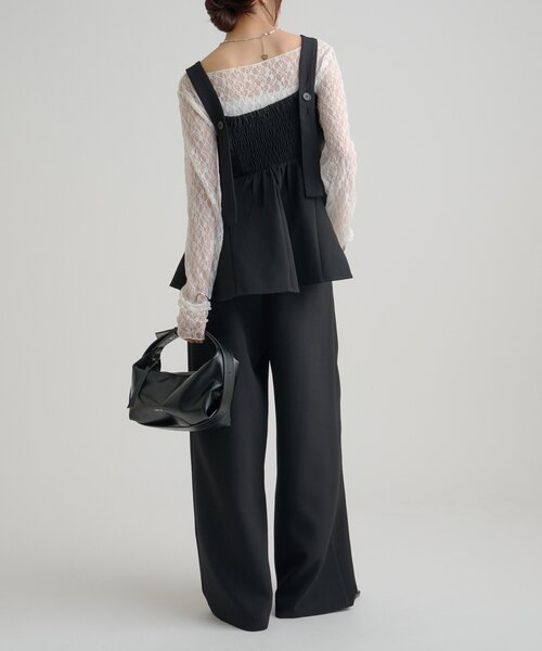 セール】ツイードペプラムビスチェSETUP（その他パンツ）｜mystic