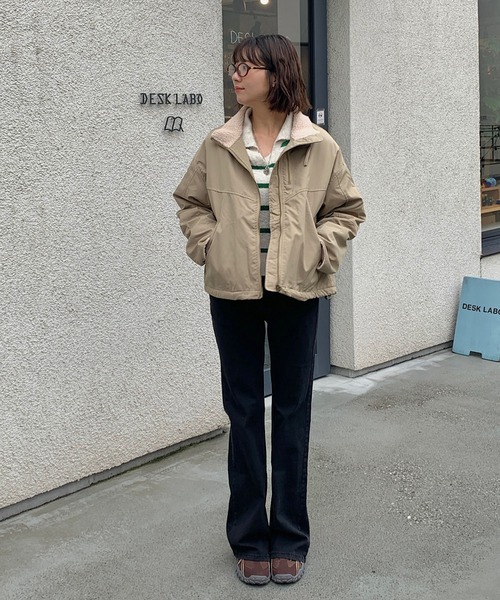 Teem Store(チームストア)の「ハイウエストストレッチフレアデニムパンツ(デニムパンツ・レディース・ブラック・L/M)」の8枚目の写真