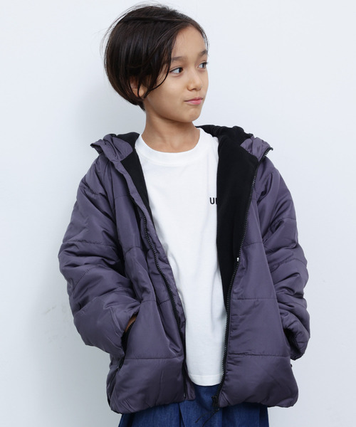 セール】キッズ POLOCHAMPS 裏フリース中綿マウンテンジャケット