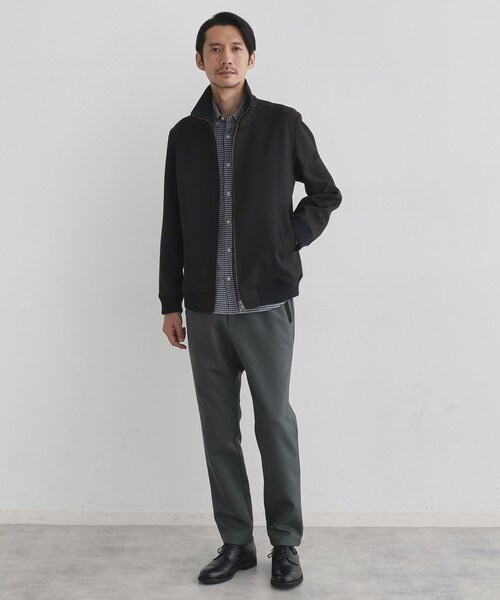 TAKEO KIKUCHI(タケオキクチ)の「【JUST ONE LAYER】ダウンファブリック イージーパンツ(スラックス・メンズ・ダークグレー/ブラック・03/02/04)」の20枚目の写真
