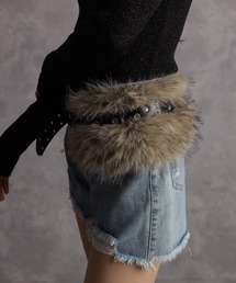 ファー付きベルト ファー付きベルト ファー」に該当するベルトファッション通販