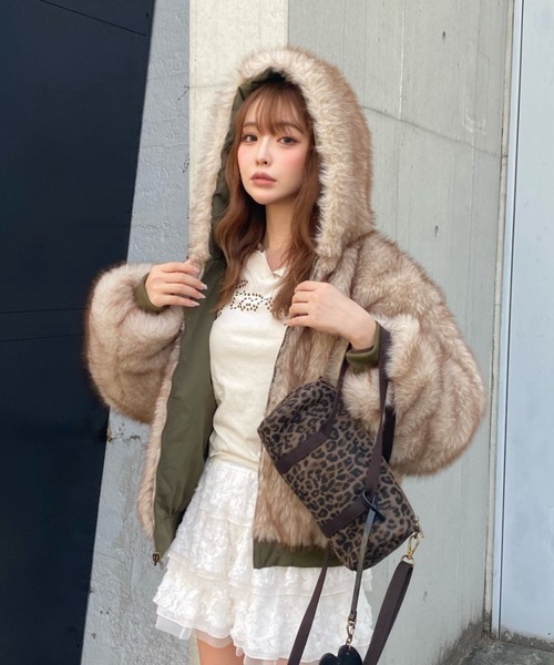 raycassin ファーブルゾン パル PAL 【RAY CASSIN】ダブルジップファーブルゾン/ 軽量 アウター