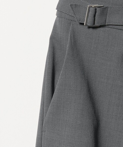 A DAY IN THE LIFE UNITED ARROWS（アデイインザライフユナイテッドアローズ）の「ドビー ワイドスラックス ‐マシンウォッシャブル・セットアップ対応‐＜A DAY IN THE LIFE＞（スラックス・レディース・ネイビー/グレー系/モカ・36/38/40）」の6枚目の写真