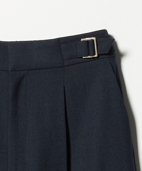 A DAY IN THE LIFE UNITED ARROWS（アデイインザライフユナイテッドアローズ）の「ドビー ワイドスラックス ‐マシンウォッシャブル・セットアップ対応‐＜A DAY IN THE LIFE＞（スラックス・レディース・ネイビー/グレー系/モカ・36/38/40）」の17枚目の写真