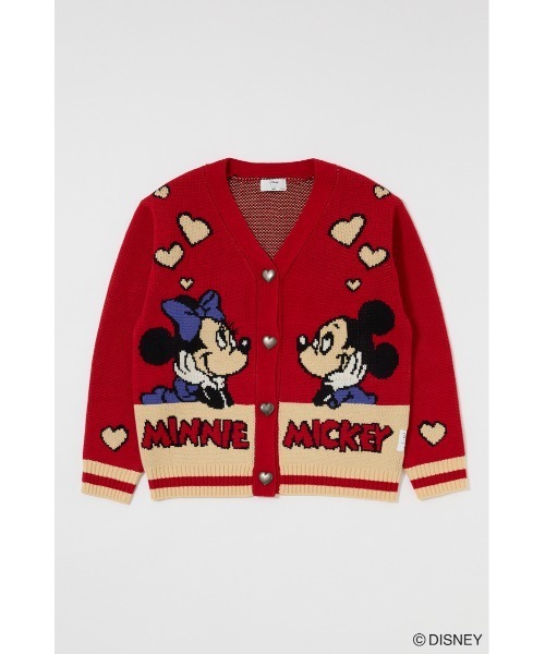 MD HEART BUTTON ジャガードカーディガン MD HEART BUTTON JQD カーディガン（カーディガン/ボレロ）｜Disney