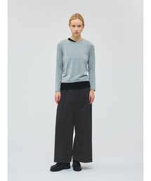 mizuiro ind コーデュロイタックワイドパンツ