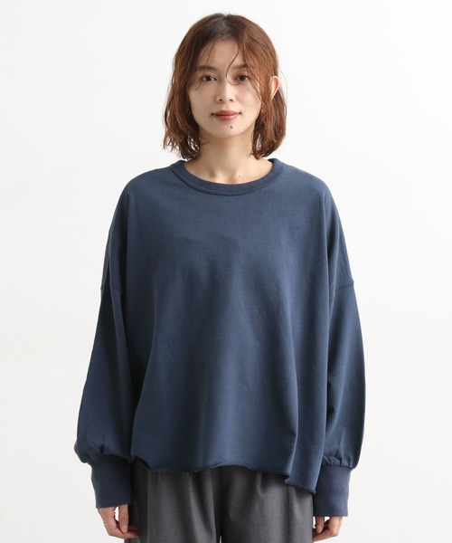 ⭐︎aa⭐︎cacco ショート丈ワイドスウェット（ネイビー） Cacco ショート丈ワイドスウェット - ほぼ日刊イトイ新聞