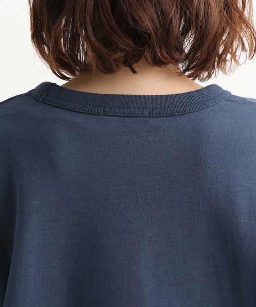 studio CLIP（スタディオクリップ）の「ミニ裏毛カラーワイドスウェット（スウェット・レディース・オフホワイト/ネイビー/ライトグリーン/ピンク・FREE）」の7枚目の写真