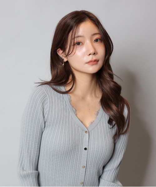 レーストリムドッキングワンピース（ワンピース）｜Apuweiser-riche