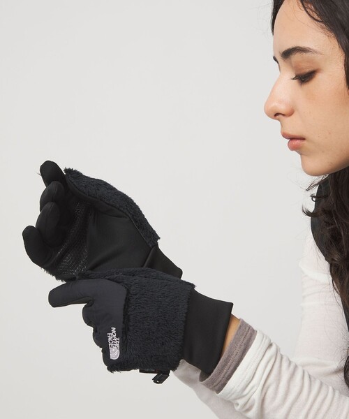THE NORTH FACE（ザノースフェイス）の「＜THE NORTH FACE＞デナリイー チップ グローブ（手袋・レディース・ブラック/モカ・S）」の3枚目の写真