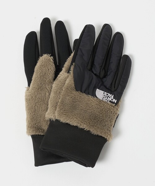 THE NORTH FACE（ザノースフェイス）の「＜THE NORTH FACE＞デナリイー チップ グローブ（手袋・レディース・ブラック/モカ・S）」の5枚目の写真