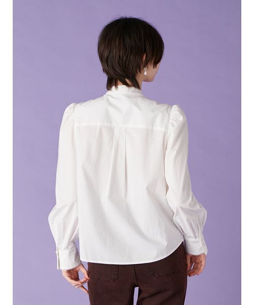 ボウタイフリルレースブラウス（シャツ/ブラウス）｜LILY BROWN