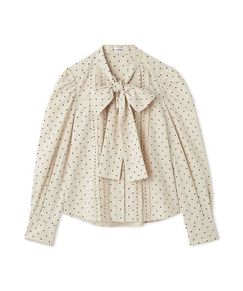 LILY BROWN ボウタイフリルレースブラウス LILY BROWN｜ボウタイフリルレースブラウス | Rakuten Fashion(楽天