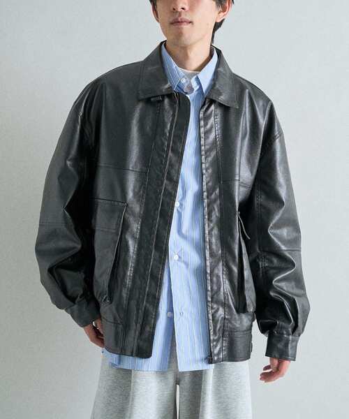 CRAFT STANDARD BOUTIQUE(クラフトスタンダードブティック)の「A-2ジャケット(ブルゾン・メンズ・ブラウン/ブラック・M/L)」の3枚目の写真