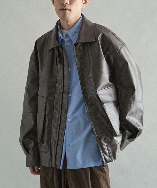 CRAFT STANDARD BOUTIQUE(クラフトスタンダードブティック)の「A-2ジャケット(ブルゾン・メンズ・ブラウン/ブラック・M/L)」の12枚目の写真
