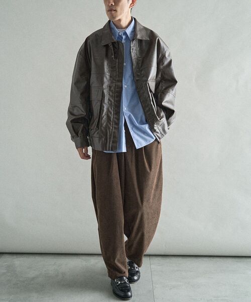 CRAFT STANDARD BOUTIQUE(クラフトスタンダードブティック)の「A-2ジャケット(ブルゾン・メンズ・ブラウン/ブラック・M/L)」の15枚目の写真