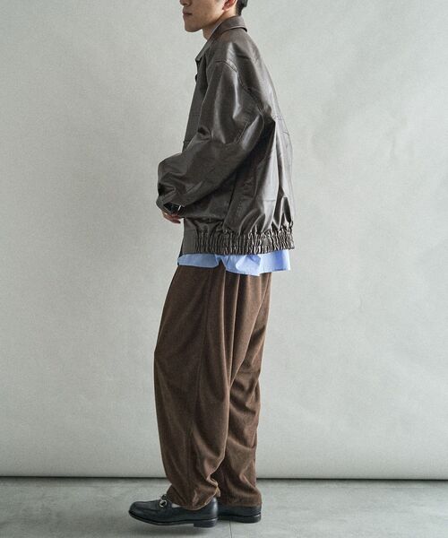 CRAFT STANDARD BOUTIQUE(クラフトスタンダードブティック)の「A-2ジャケット(ブルゾン・メンズ・ブラウン/ブラック・M/L)」の16枚目の写真