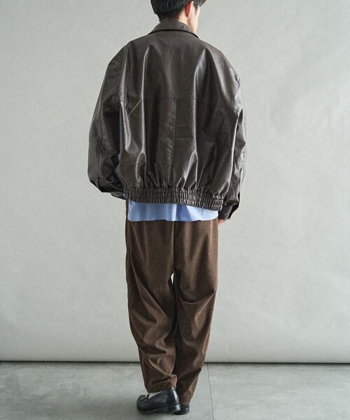 CRAFT STANDARD BOUTIQUE(クラフトスタンダードブティック)の「A-2ジャケット(ブルゾン・メンズ・ブラウン/ブラック・M/L)」の17枚目の写真