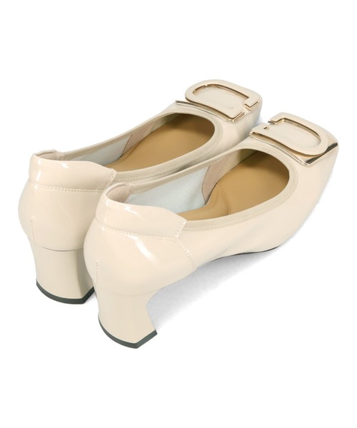 WA ORiental TRaffic(ダブルエーオリエンタルトラフィック)の「変形モチーフソフトエナメルパンプス/52319(パンプス・レディース・ベージュ/ブラック/ワイン・34/35/36/37/38/39/40/41/42)」の9枚目の写真