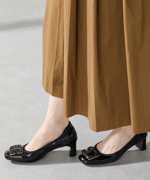 WA ORiental TRaffic(ダブルエーオリエンタルトラフィック)の「変形モチーフソフトエナメルパンプス/52319(パンプス・レディース・ベージュ/ブラック/ワイン・34/35/36/37/38/39/40/41/42)」の17枚目の写真