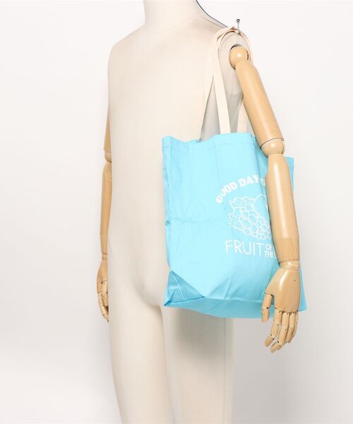 FRUIT OF THE LOOM(フルーツオブザルーム)の「【RES】【FRUIT OF THE LOOM】BRAIDED CORD TOTE BAG(トートバッグ・レディース・ライトブルー・FREE)」の19枚目の写真