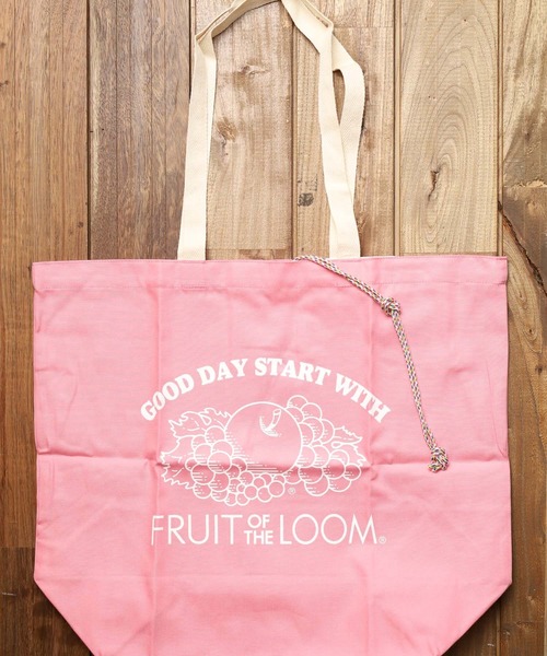 FRUIT OF THE LOOM(フルーツオブザルーム)の「【RES】【FRUIT OF THE LOOM】BRAIDED CORD TOTE BAG(トートバッグ・レディース・ライトブルー・FREE)」の13枚目の写真