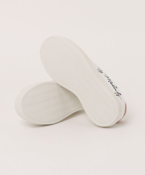 sanrio（サンリオ）の「【sanrio】サンリオ キャラクターロゴコートタイプスニーカー 1501（スニーカー・レディース・ホワイト×パープル/ブラック×ホワイト/ホワイト×ピンク/ホワイト×グリーン・22.5cm/23.0cm/23.5cm/24.0cm/24.5cm）」の6枚目の写真