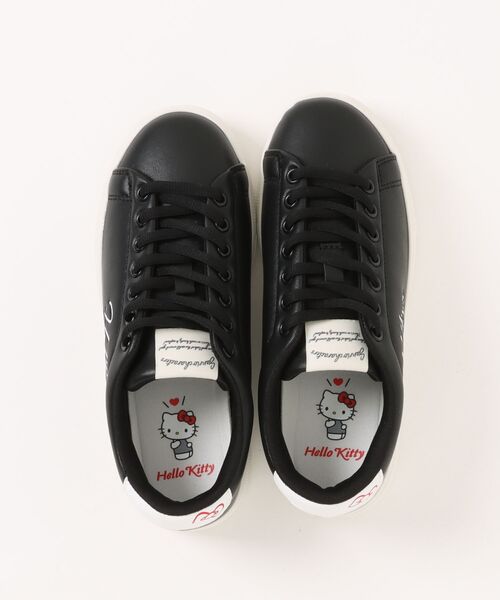 sanrio（サンリオ）の「【sanrio】サンリオ キャラクターロゴコートタイプスニーカー 1501（スニーカー・レディース・ホワイト×パープル/ブラック×ホワイト/ホワイト×ピンク/ホワイト×グリーン・22.5cm/23.0cm/23.5cm/24.0cm/24.5cm）」の9枚目の写真