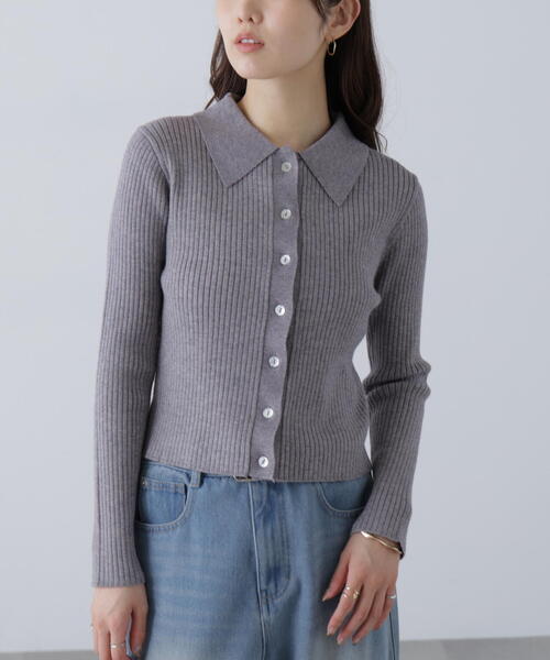 FREE'S MART（フリーズマート）の「◇〈MFM〉きらきらボタン襟