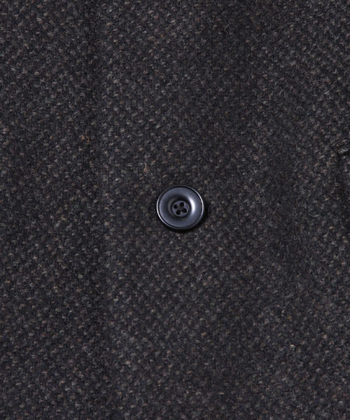 AMERICAN RAG CIE（アメリカンラグシー）の「AMERICAN RAG CIE ツイードチェスターコート（チェスターコート・メンズ・ブラック×ホワイト/ブラック×ブラック/ブラック×グリーン・3/2/1）」の10枚目の写真