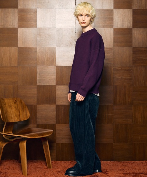 MAISON SPECIAL(メゾンスペシャル)の「《UNISEX》Wide-Wale Corduroy One-Tuck Pants/ワイドウェールコーデュロイワンタックパンツ【MAISON SPECIAL/メゾンスペシャル】(その他パンツ・メンズ・ブラウン/チャコールグレー/ブラック/アイボリー・1/0/2)」の17枚目の写真