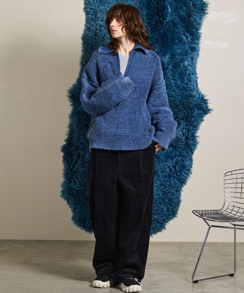 MAISON SPECIAL(メゾンスペシャル)の「《UNISEX》Wide-Wale Corduroy One-Tuck Pants/ワイドウェールコーデュロイワンタックパンツ【MAISON SPECIAL/メゾンスペシャル】(その他パンツ・メンズ・ブラウン/チャコールグレー/ブラック/アイボリー・1/0/2)」の11枚目の写真