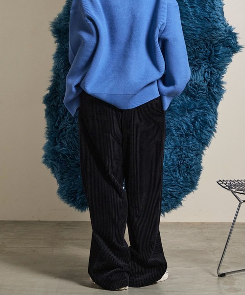 UNISEX》Wide-Wale Corduroy One-Tuck Pants/ワイドウェール
