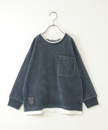 ikka（イッカ）の「カットコールポケ付きレイヤープルオーバー（120~160cm）（Tシャツ/カットソー・キッズ）」