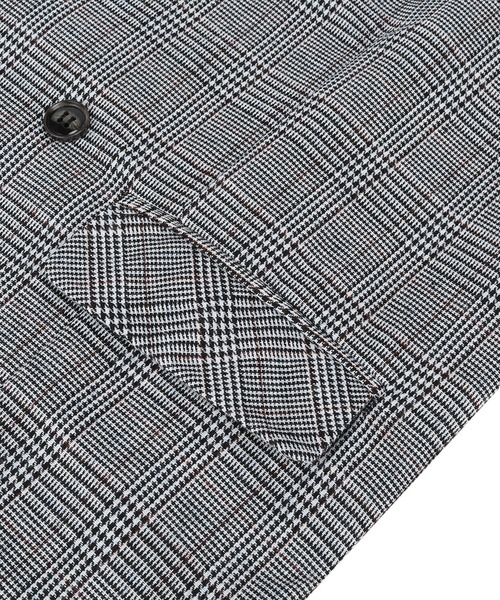 Cloudstyle(クラウドスタイル)の「【Cloudstyle】ダブルブレスト チェック柄 スーツベスト ジレ(スーツベスト・メンズ・ライトグレー/ブラウン/ダークグレー・MEDIUM/LARGE/X-LARGE/XX-LARGE)」の17枚目の写真
