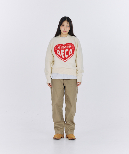 AECA(エイカ)の「AECA LOVE DOODLE KNIT-IVORY(ニット/セーター・レディース・その他・MEDIUM/LARGE/SMALL/W)」の3枚目の写真