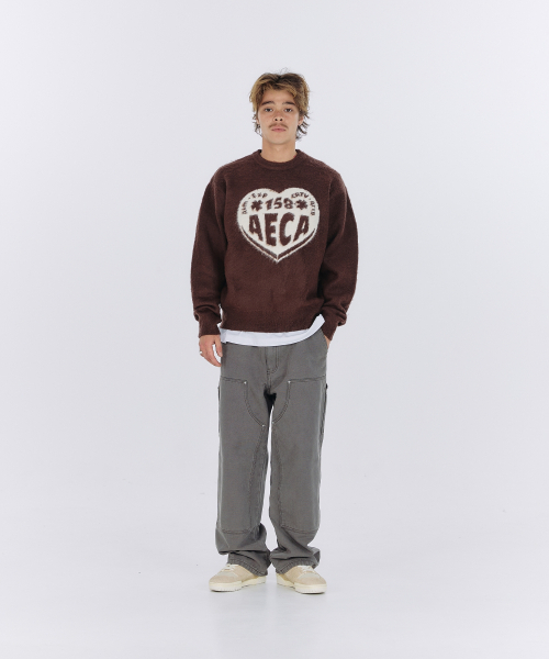 AECA(エイカ)の「AECA LOVE DOODLE KNIT-IVORY(ニット/セーター・レディース・その他・MEDIUM/LARGE/SMALL/W)」の4枚目の写真