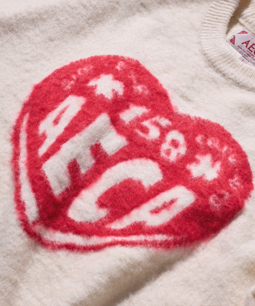 AECA(エイカ)の「AECA LOVE DOODLE KNIT-IVORY(ニット/セーター・レディース・その他・MEDIUM/LARGE/SMALL/W)」の7枚目の写真