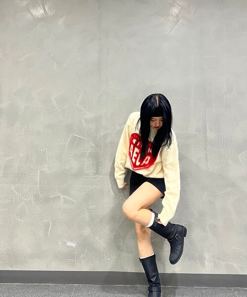 AECA(エイカ)の「AECA LOVE DOODLE KNIT-IVORY(ニット/セーター・レディース・その他・MEDIUM/LARGE/SMALL/W)」の10枚目の写真