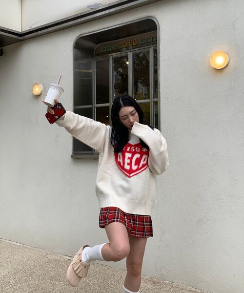 AECA(エイカ)の「AECA LOVE DOODLE KNIT-IVORY(ニット/セーター・レディース・その他・MEDIUM/LARGE/SMALL/W)」の11枚目の写真