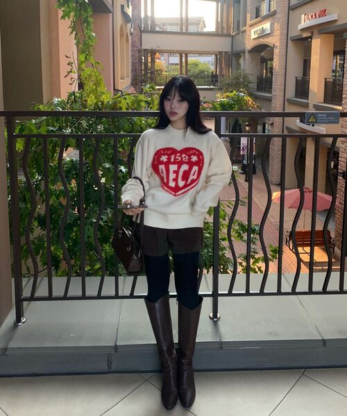 AECA(エイカ)の「AECA LOVE DOODLE KNIT-IVORY(ニット/セーター・レディース・その他・MEDIUM/LARGE/SMALL/W)」の12枚目の写真