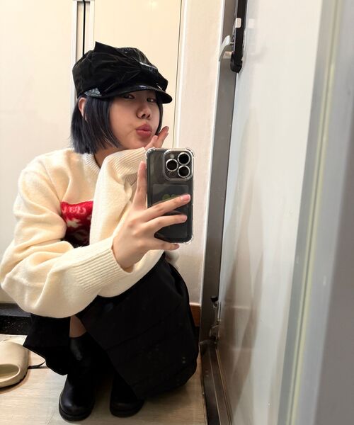 AECA(エイカ)の「AECA LOVE DOODLE KNIT-IVORY(ニット/セーター・レディース・その他・MEDIUM/LARGE/SMALL/W)」の13枚目の写真