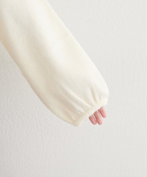 natural couture(ナチュラルクチュール)の「【WEB限定】BIGカラーショート丈ニット(カーディガン/ボレロ・レディース・サックスブルー/アイボリー/チャコールグレー/ダークブラウン・FREE)」の13枚目の写真