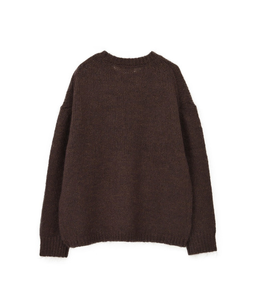 セール】モヘアラメリリヤーンクルーネックニット（ニット/セーター