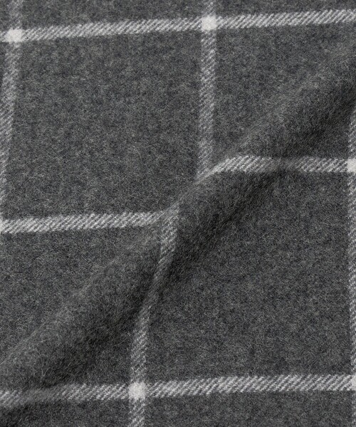 green label relaxing（グリーンレーベルリラクシング）の「カシミヤ 100 トラッド マフラー（マフラー・メンズ・ライトグレー/ネイビー/ベージュ/ダークグレー/レッド/イエロー/パープル/ダークグリーン/グレー系・FREE）」の18枚目の写真